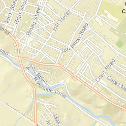 Blaenavon Street Map