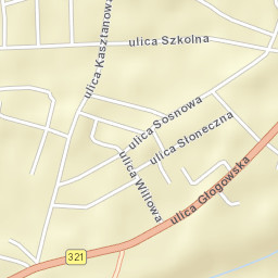 Siedlisko Street Map