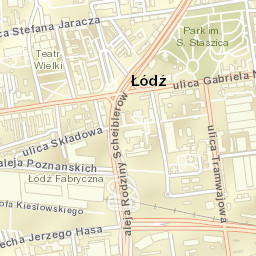 Łódź Street Map