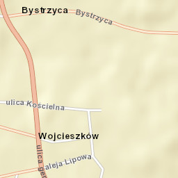 Wojcieszków Street Map
