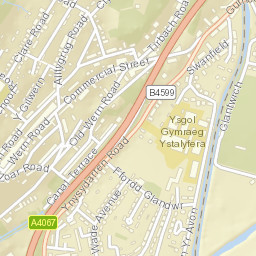 Ystalyfera Street Map