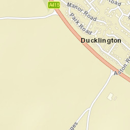 Ducklington Street Map