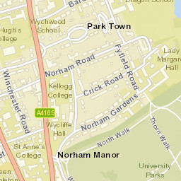 6 Bardwell Road, Oxford, Oxfordshire OX2 Street Map