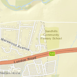 London Road, Oxford, Oxfordshire, UK Street Map