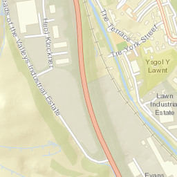 Rhymney Street Map