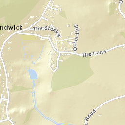 2 The Lane, Randwick, Stroud, Gloucestershire Street Map