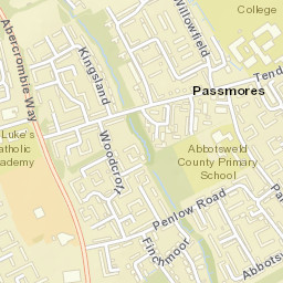 181 Barn Mead, Harlow, Essex CM18, UK Street Map