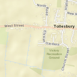 Tollesbury Street Map