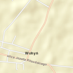 Wohyń Street Map