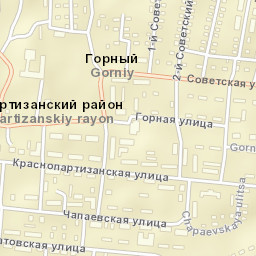 Gornyy Street Map