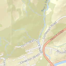 Glyn-neath Street Map