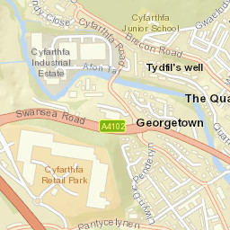 1 Bethesda Street, Merthyr Tydfil, CF47 8LL, UK Street Map