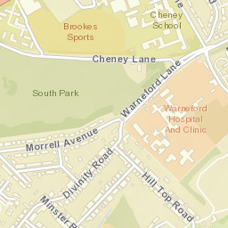 Warneford Lane, Headington, Oxford OX3, UK Street Map