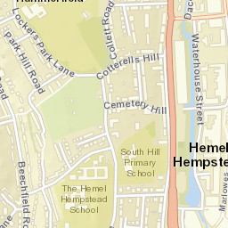 Waterhouse Street, Hemel Hempstead Street Map