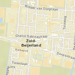 Zuid-Beijerland Street Map