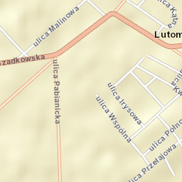 Lutomiersk Street Map