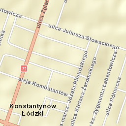 Konstantynów Łódzki Street Map