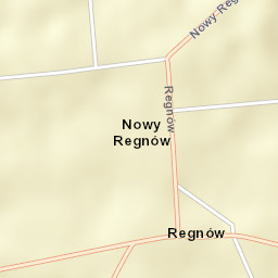 Regnów Street Map