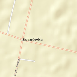 Sosnówka Street Map