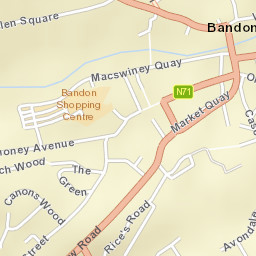 Bandon Street Map