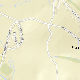 72 Heol-Y-Bryn, Fochriw, Bargoed, Caerphilly Street Map