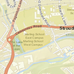 Dudbridge Rd, Stroud, Gloucestershire GL5 Street Map