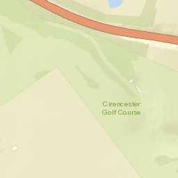 A417, Cirencester, Gloucestershire GL7, UK Street Map