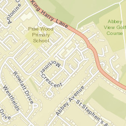 Saint Albans, Hertfordshire AL3 4AY, UK Street Map