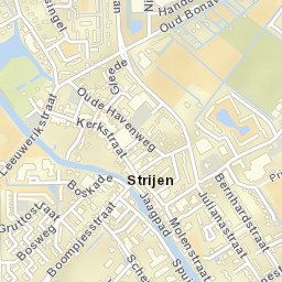 Strijen Street Map