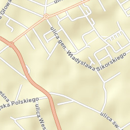 Koluszki Street Map