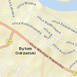 Bytom Odrzański Street Map