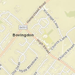 Bovingdon Street Map