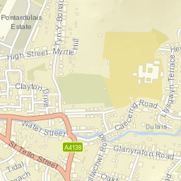 Pontarddulais Street Map