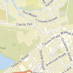 Cirencester Street Map