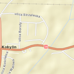 Kobylin Street Map