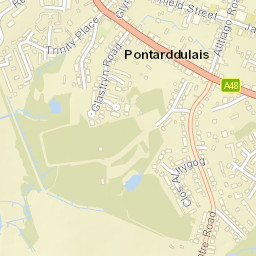 44 Glasfryn Road, Pontarddulais, Swansea Street Map