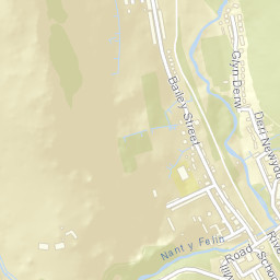 Deri Street Map