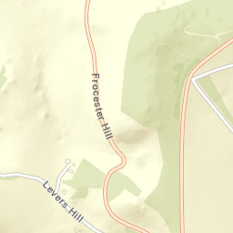 Frocester Hill, Gloucestershire, UK Street Map