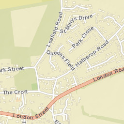 London Road, Fairford, Gloucestershire GL7 Street Map