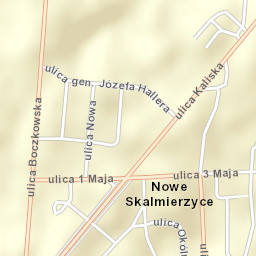 Nowe Skalmierzyce Street Map