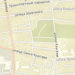 Kyzyl Street Map