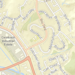 Cwmbach Street Map