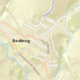 Bedlinog Street Map