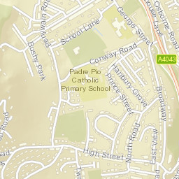 Pontypool Street Map