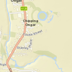 Chipping Ongar Street Map