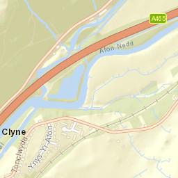 A465, Aberdulais, Neath, Neath Port Talbot Street Map