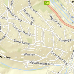 Nailsworth Street Map
