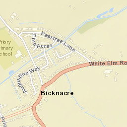 Bicknacre Street Map
