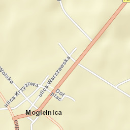 Mogielnica Street Map