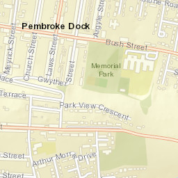 Pembroke Dock Street Map